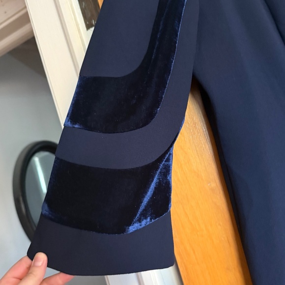 Navy Blue Midi Dress - Picture 4 of 4